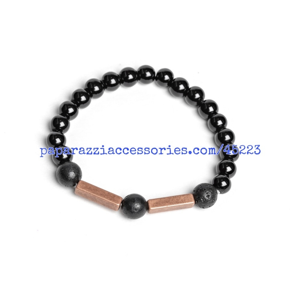 Unisex Lava Bead Bracelet - Fashion Accessory
